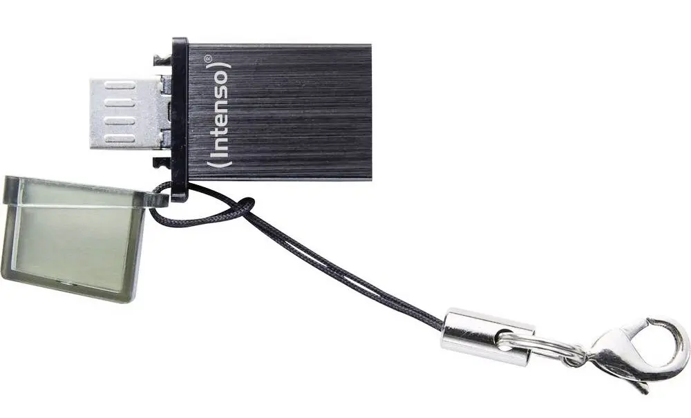 USB flash drive+Micro USB Port Intenso Mini Mobile Line 2.0 32Gb Black (4034303021000)