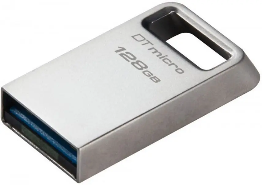 USB flash drive Kingston DataTravaler Micro DTMC3G2/128 128GB (Silver)