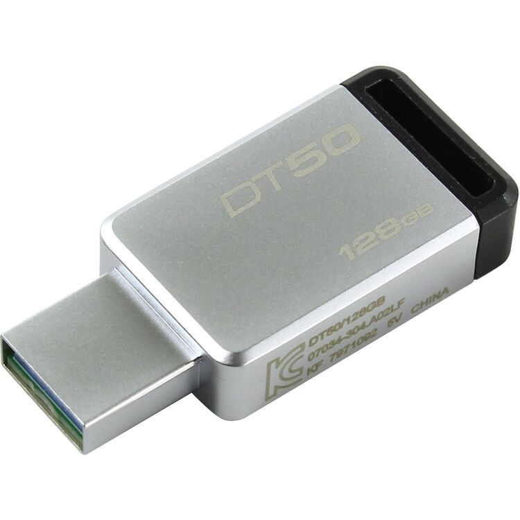 Clé USB Kingston DataTraveler 50 - 16 Go - USB 3.1/3.0/2.0 - Garantie 5 Ans - NEUF