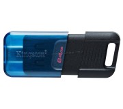 USB flash drive Kingston DataTraveler 80 128GB (Black/Blue)