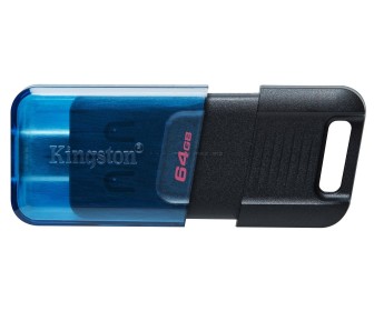 USB flash drive Kingston DataTraveler 80 128GB (Black/Blue)