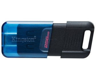 USB flash drive Kingston DataTraveler 80 256GB (Black/Blue)