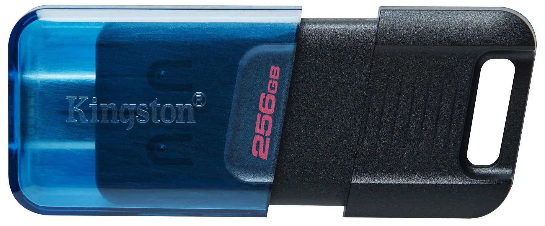 USB flash drive Kingston DataTraveler 80 256GB (Black/Blue)