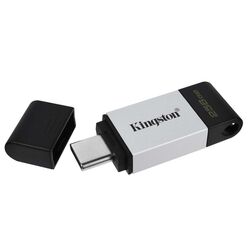 USB flash накопитель Kingston DataTraveler 80 256GB (Black/Silver) Thumb