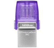 USB flash drive Kingston DataTraveler microDuo 3C 128GB (Purple/Silver)