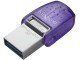 USB flash drive Kingston DataTraveler microDuo 3C 256GB (Purple/Silver)