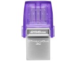 USB flash накопитель Kingston DataTraveler microDuo 3C 256GB (Purple/Silver)