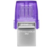 USB flash drive Kingston DataTraveler microDuo 3C 256GB (Purple/Silver)