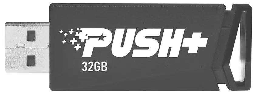 USB flash накопитель Patriot Push+ 32GB (Black) - 2