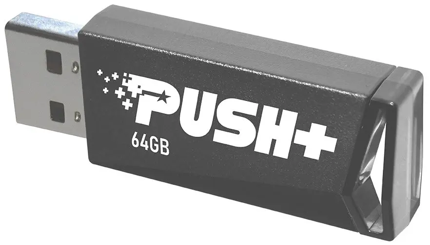 USB flash накопитель Patriot Push+ 64Gb (Black) - 2