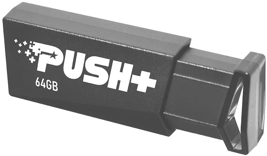 USB flash накопитель Patriot Push+ 64Gb (Black) - 3