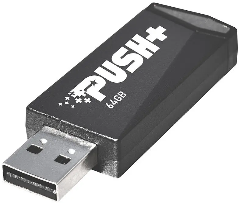 USB flash накопитель Patriot Push+ 64Gb (Black)