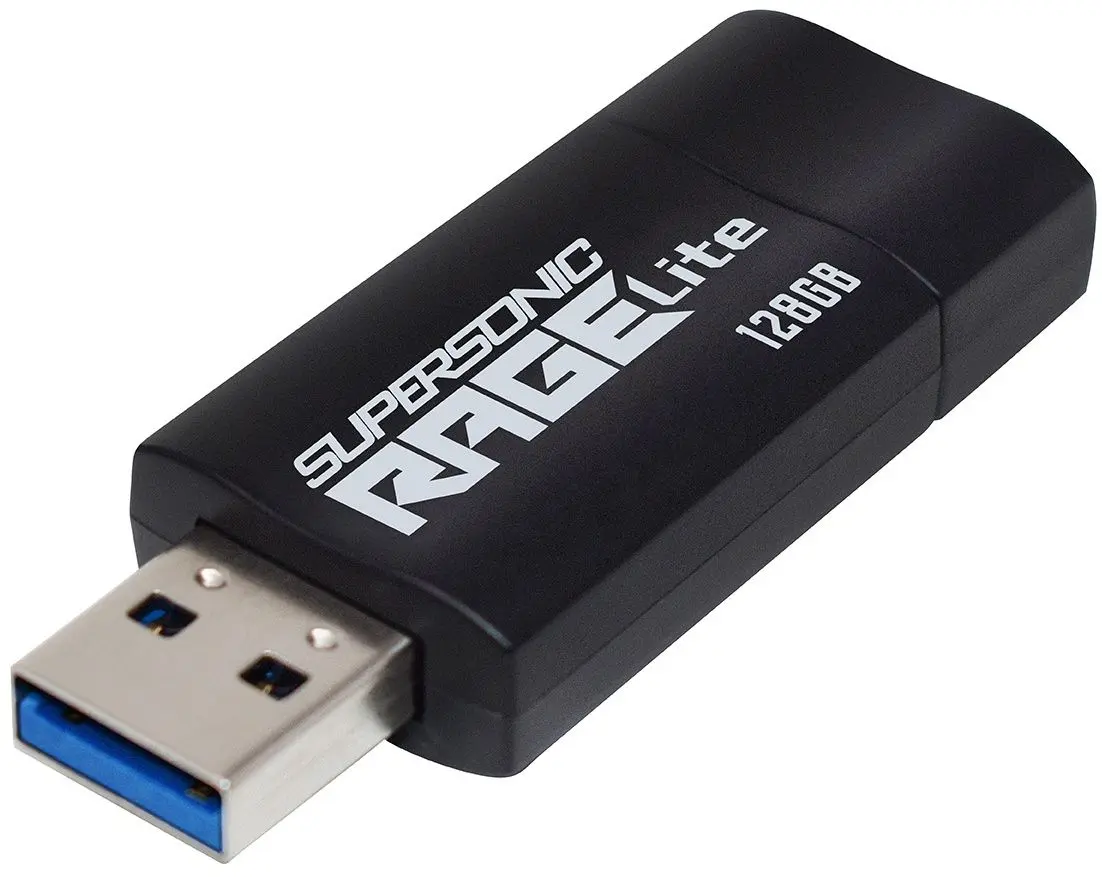 USB flash накопитель Patriot Supersonic Rage Lite 128GB (Black) - 2