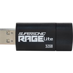 USB flash накопитель Patriot Supersonic Rage Lite 32GB (Black) Thumb