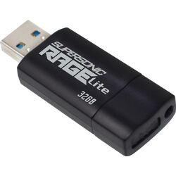 USB flash накопитель Patriot Supersonic Rage Lite 32GB (Black) Thumb