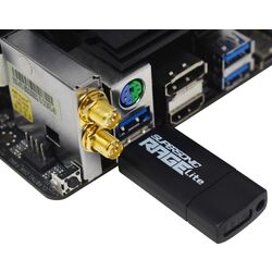 USB flash накопитель Patriot Supersonic Rage Lite 32GB (Black) Thumb