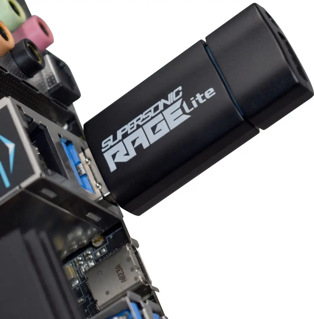 USB flash накопитель Patriot Supersonic Rage Lite 32GB (Black) - 6