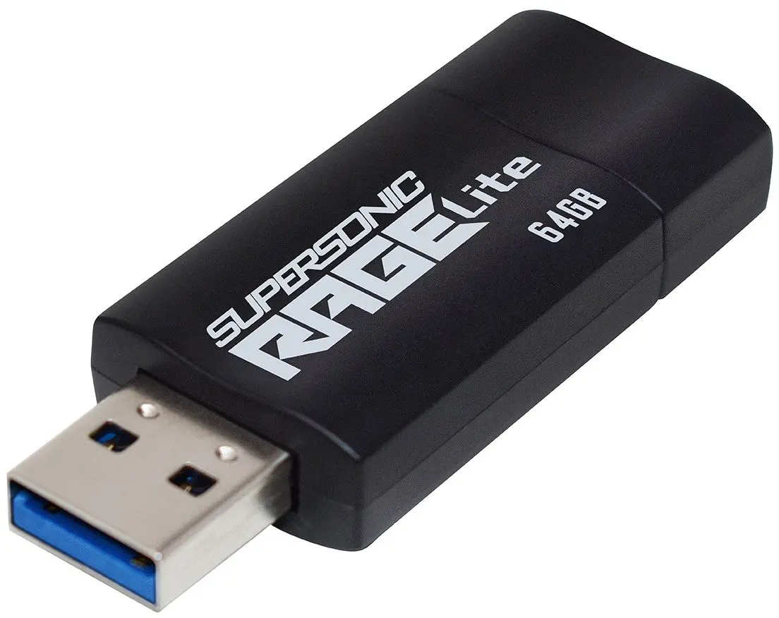 USB flash накопитель Patriot Supersonic Rage Lite 64GB (Black) - 3
