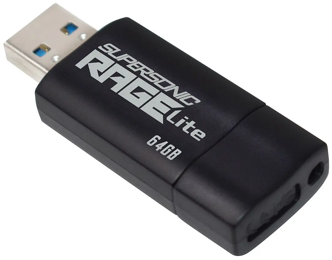 USB flash накопитель Patriot Supersonic Rage Lite 64GB (Black) - 4