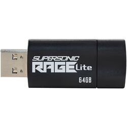 USB flash накопитель Patriot Supersonic Rage Lite 64GB (Black) Thumb