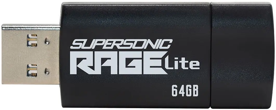 USB flash накопитель Patriot Supersonic Rage Lite 64GB (Black) - 5