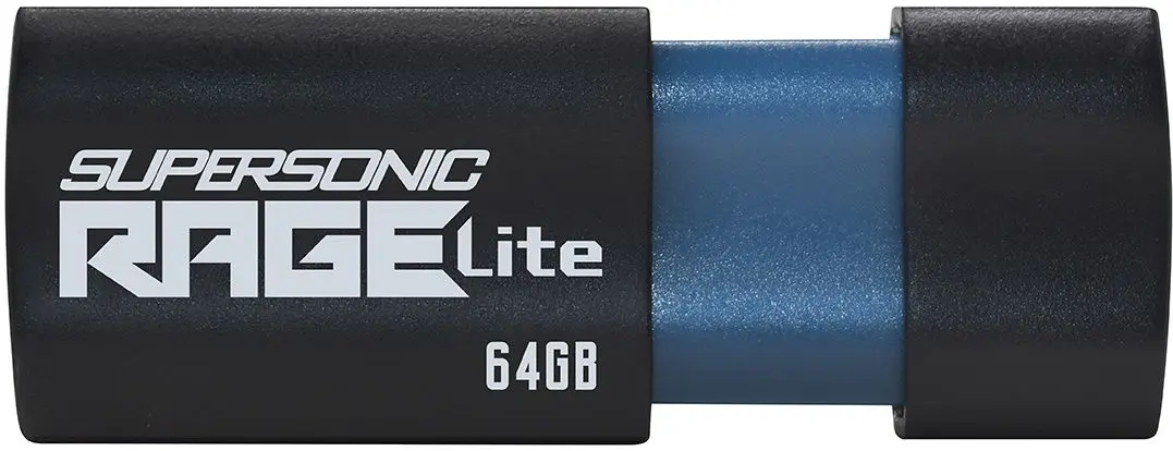 USB flash накопитель Patriot Supersonic Rage Lite 64GB (Black)