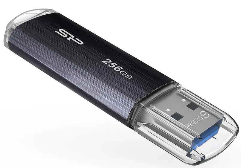 USB flash накопитель Silicon Power Blaze B02 3.2 128GB (Black) - 2