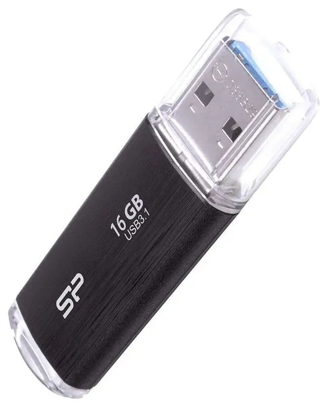 USB flash накопитель Silicon Power Blaze B02 3.2 16GB (Black) - 2