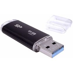 USB flash накопитель Silicon Power Blaze B02 3.2 64GB (Black)