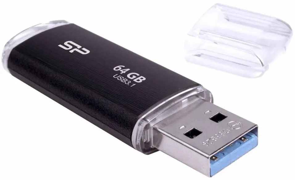 USB flash накопитель Silicon Power Blaze B02 3.2 64GB (Black)