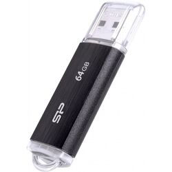 USB flash накопитель Silicon Power Ultima U02 2.0 64GB (Black)