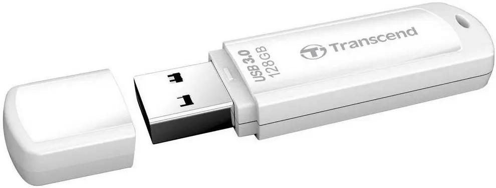 USB flash drive Transcend JetFlash 730 128GB (White)
