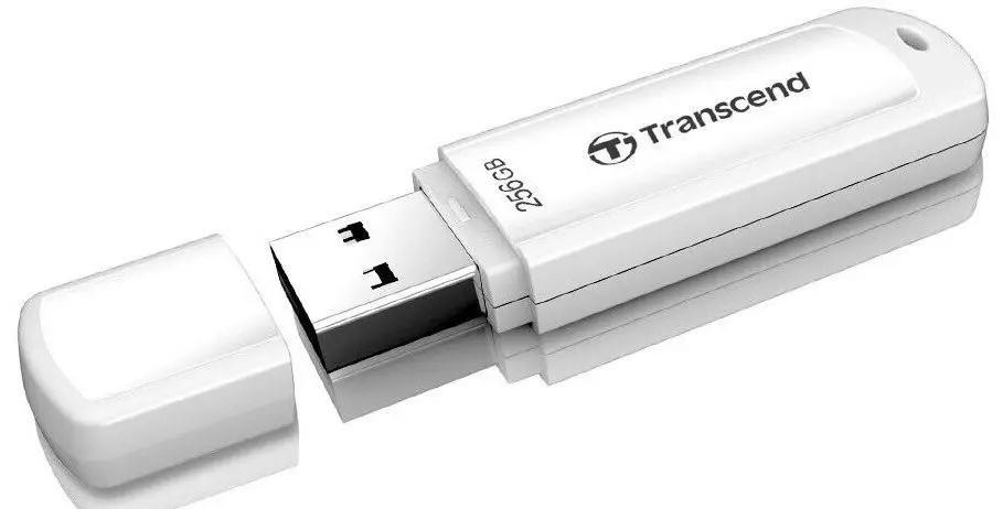 USB flash накопитель Transcend JetFlash 730 USB 3.1 256GB (White)