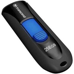 USB flash накопитель Transcend JetFlash 790 3.1 256GB (Black/Blue) Thumb