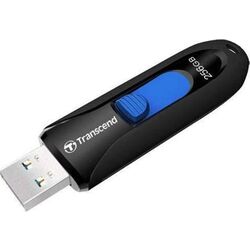 USB flash накопитель Transcend JetFlash 790 3.1 256GB (Black/Blue) Thumb