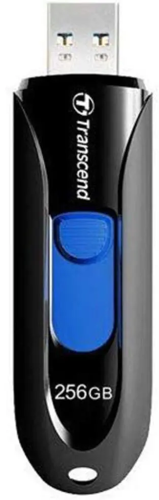 USB flash накопитель Transcend JetFlash 790 3.1 256GB (Black/Blue)