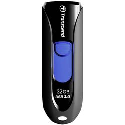 USB flash drive  Transcend JetFlash 790 USB 3.0 32GB (Black/Blue) Thumb