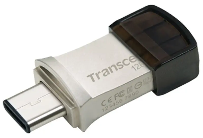 USB flash drive Transcend JetFlash 890 128Gb (Silver)