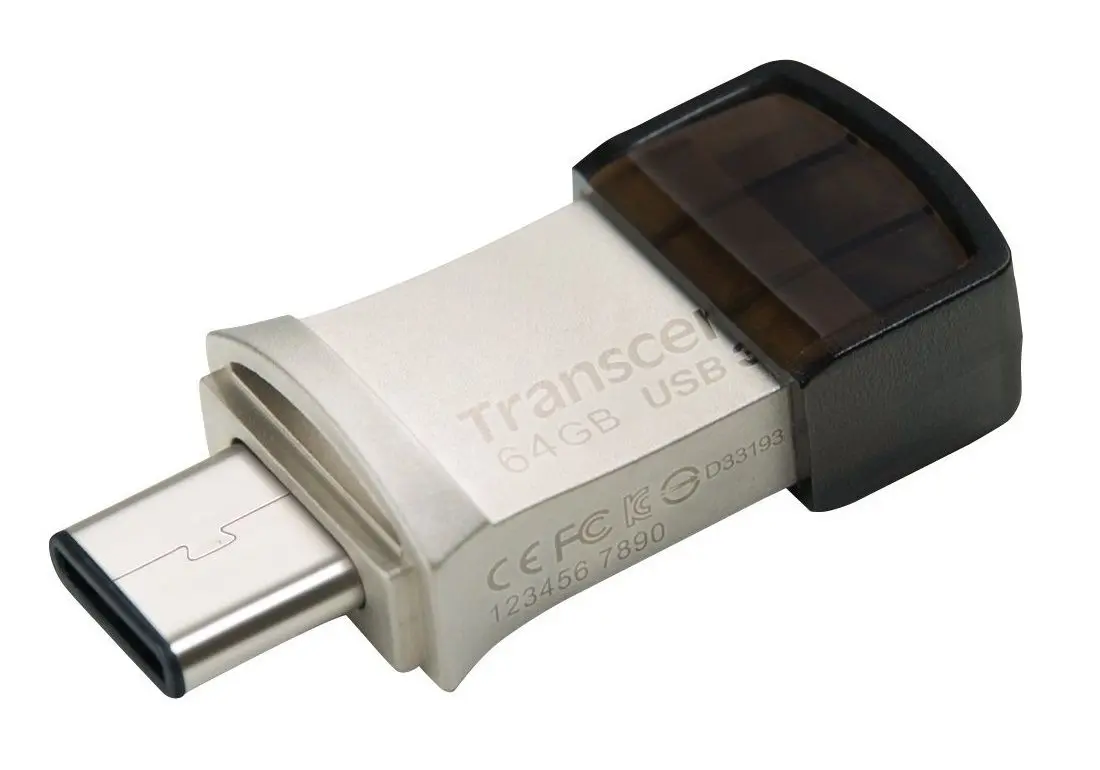 USB flash drive Transcend JetFlash 890 3.1 64Gb (Silver)