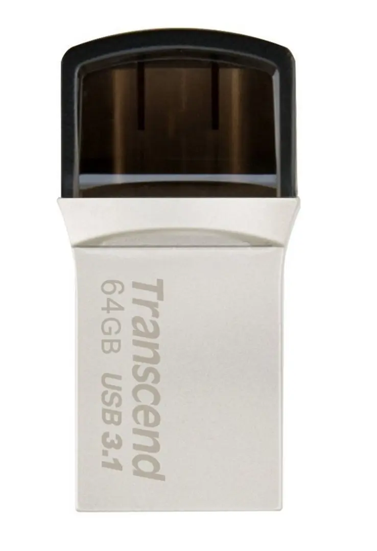 USB flash drive Transcend JetFlash 890 3.1 64Gb (Silver)
