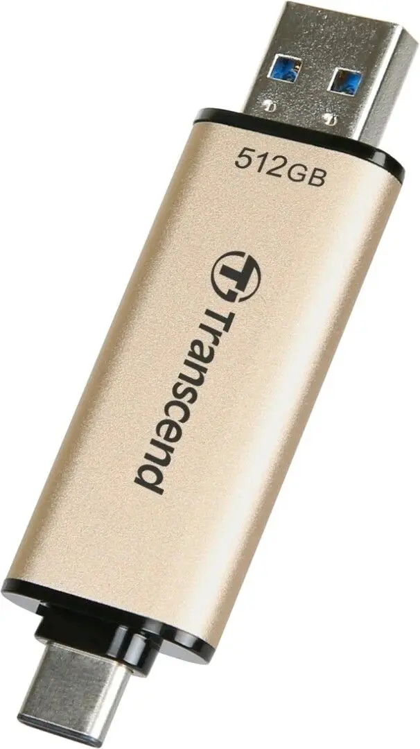 USB flash накопительTranscend JetFlash 930C 3.1 512GB (Gold)