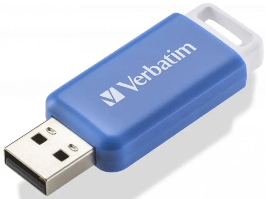 USB flash накопитель Verbatim DataBar 49455 64GB (Blue) - 2