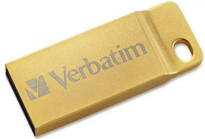 USB flash накопитель Verbatim Metal Executive 32GB (Gold) - 2