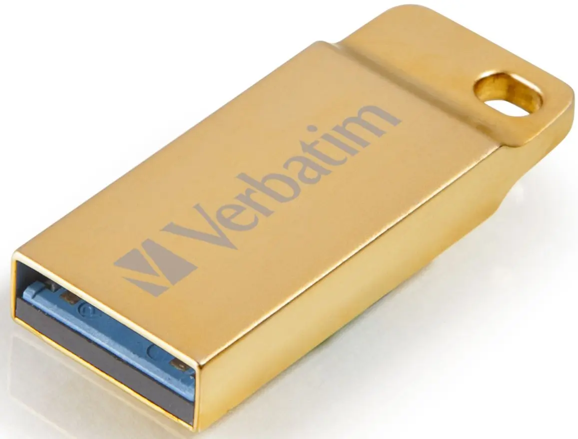 USB flash накопитель Verbatim Metal Executive 32GB (Gold)