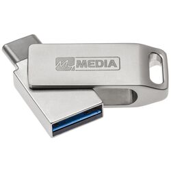 USB flash накопитель Verbatim MyDual 64GB (Grey)