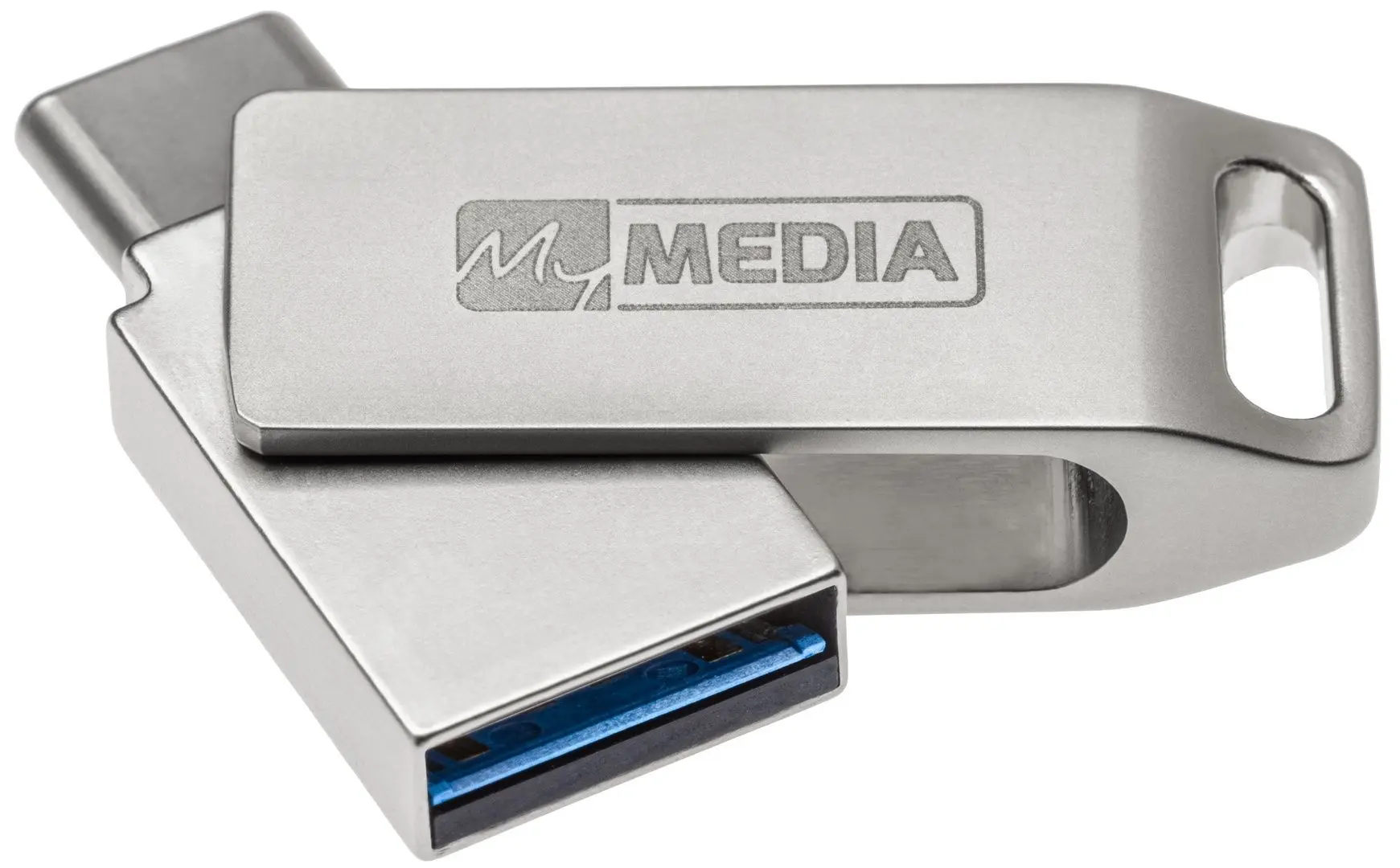 USB flash накопитель Verbatim MyDual 64GB (Grey)