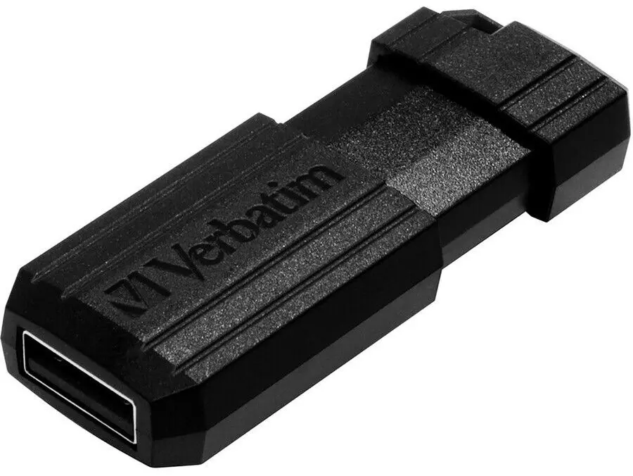 USB flash накопитель Verbatim PinStripe 128GB (Black) - 4