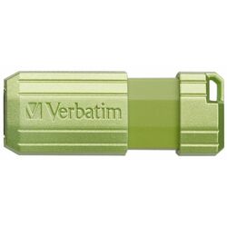 USB flash накопитель Verbatim PinStripe 128GB (Green) Thumb