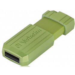 USB flash накопитель Verbatim PinStripe 128GB (Green) Thumb