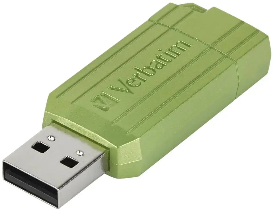 USB flash накопитель Verbatim PinStripe 128GB (Green)